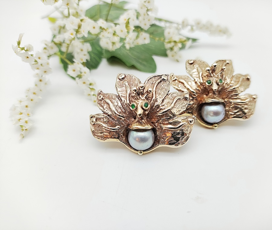 Orecchini Pavone piccolo