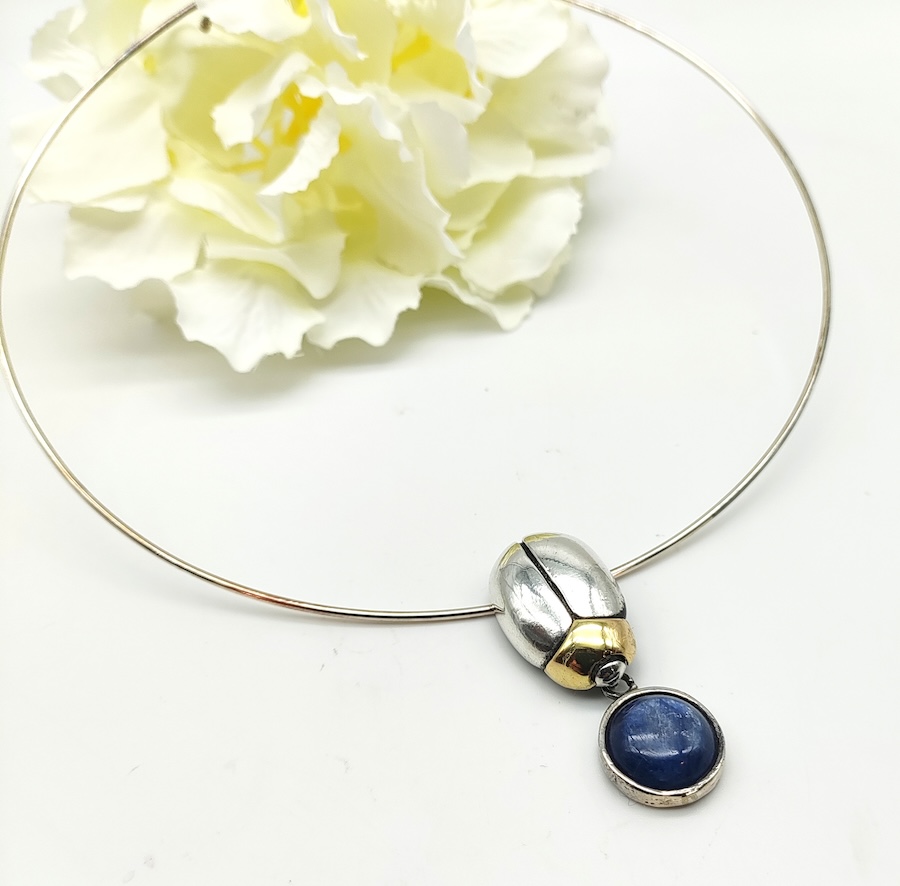 CARAMANNA GIOIELLI Ciondolo piccolo Scarabeo Rinascita