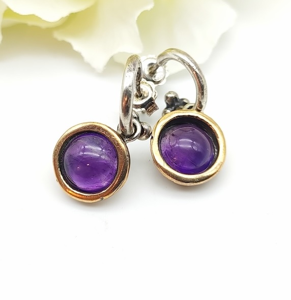 Orecchini Cab ametista 