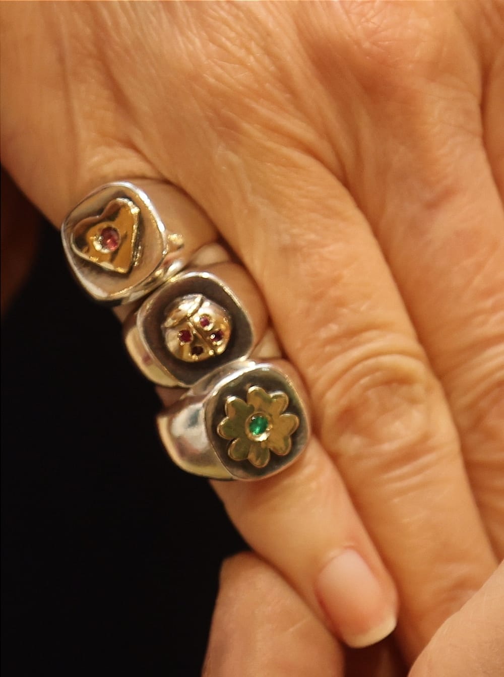 Anello Portabene Mignolo Coccinella