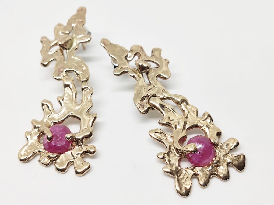 Orecchini Liquid Metal