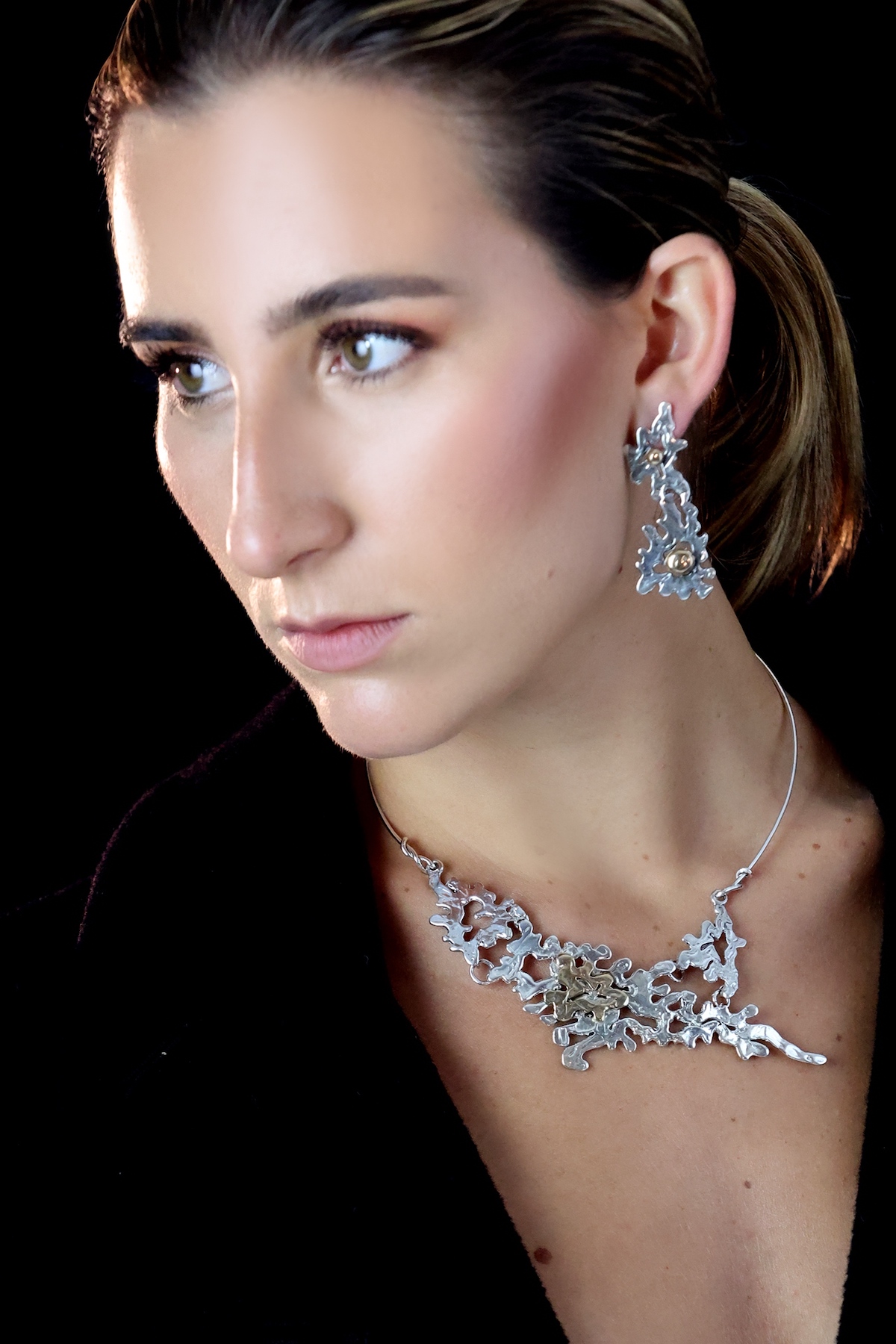 Orecchini Liquid Metal 