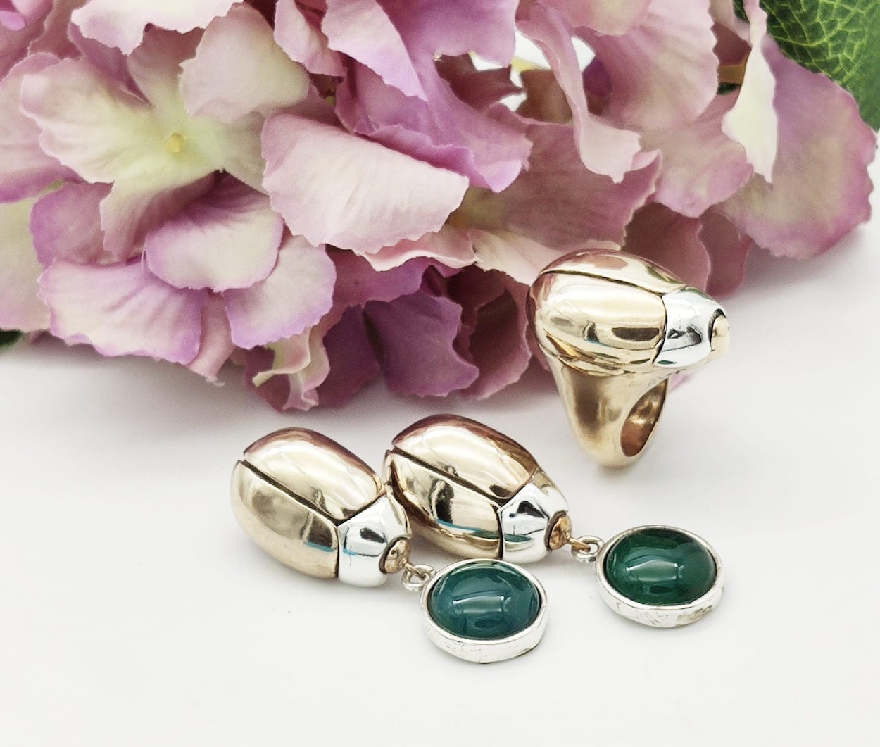 Orecchini Scarabeo Rinascita