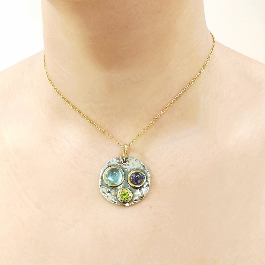 Ciondolo Bubbles tondo