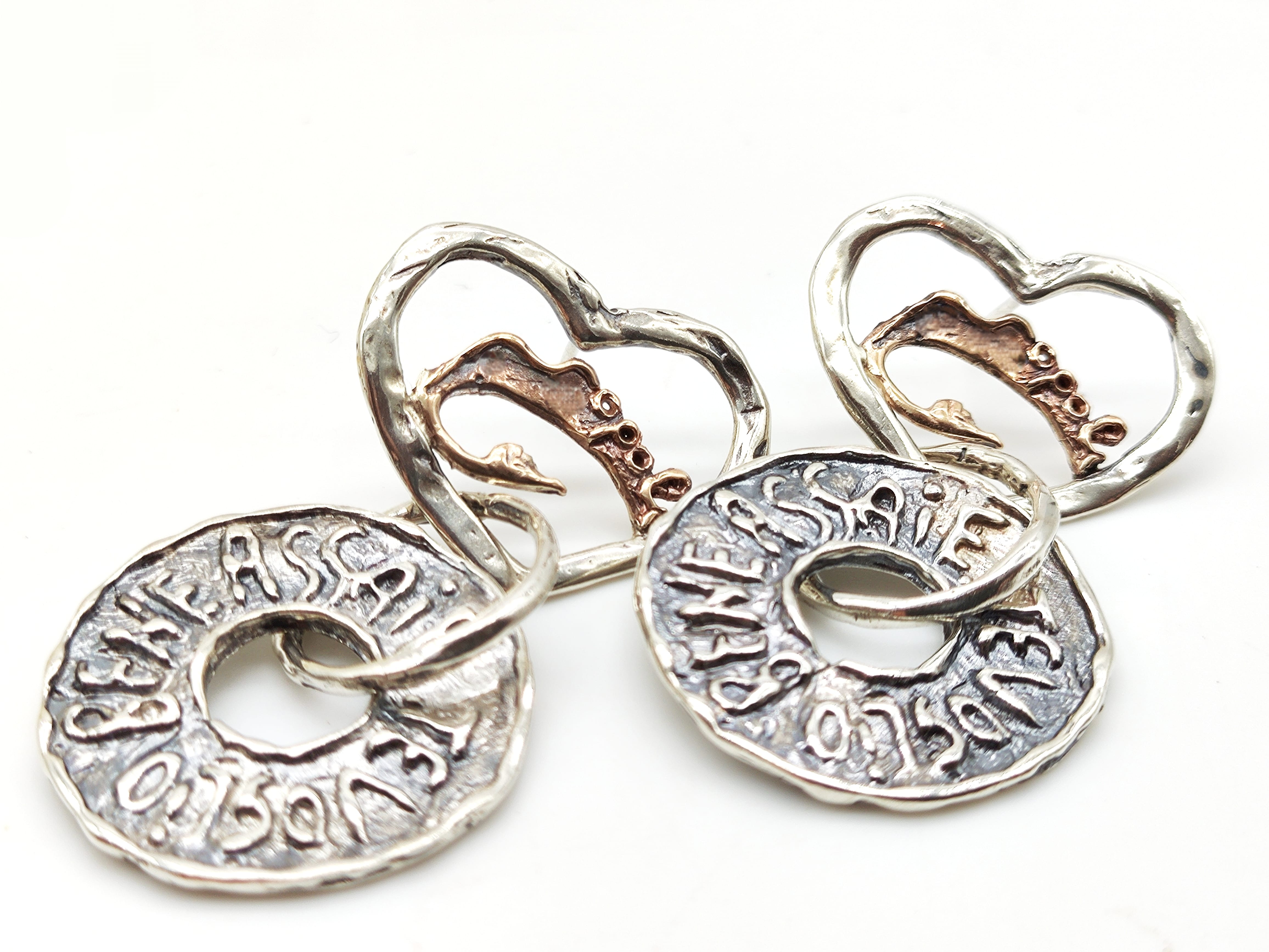 Orecchini Neapolitan Song con Vesuvio