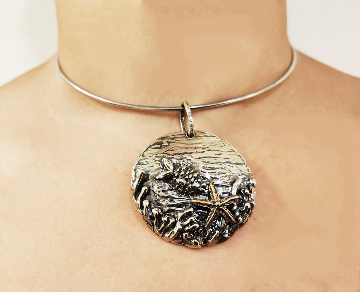 Ciondolo Medaglia Pesce